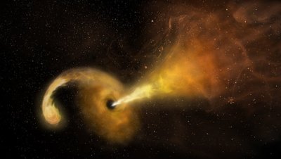 Астрономы впервые увидели, как черная дыра начала разрывать звезду - «Наука»