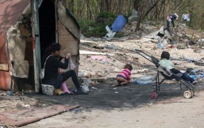 В Киеве разгромили очередной лагерь ромов - «Украина»