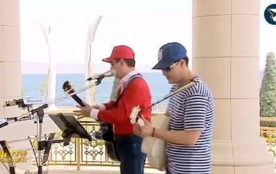 Президент Туркменистана записал с внуком рэп - (видео)
