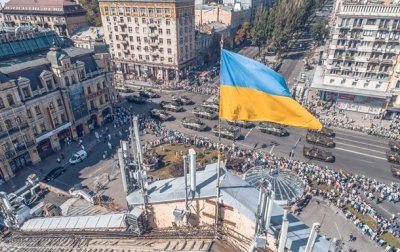 Появились фото парада на Крещатике с высоты птичьего полета - «Украина»