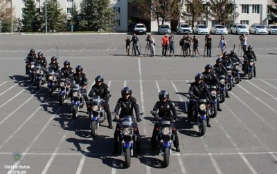В Киеве появились полицейские на мотоциклах - «Украина»