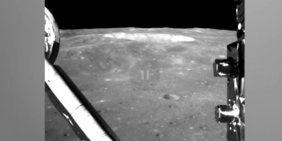 Китай показал видео посадки своего космического аппарата на обратную сторону Луны