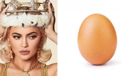 Королева Instagram "отомстила" обогнавшему ее яйцу - (видео)