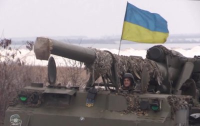 На Донбассе испытали артиллерийские установки Пион - (видео)