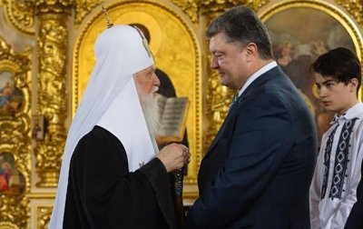 Порошенко поздравил Филарета с юбилеем словами «Донбасс — это Украина» - «Новороссия»