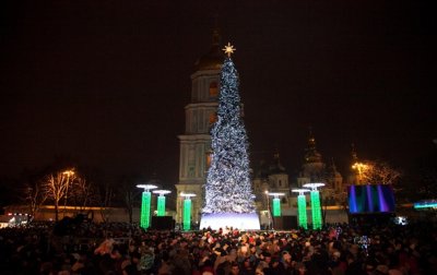 В центре Киева Новый год встретили 15 тысяч человек - «Украина»