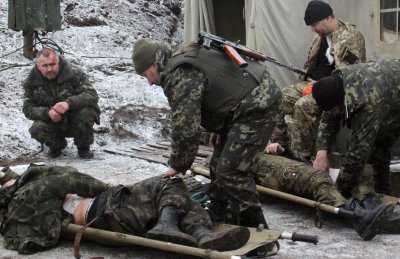 В харьковский госпиталь доставлены четверо раненых карателей ВСУ - «Новороссия»