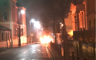 Взрыв произошел в Северной Ирландии - (видео)