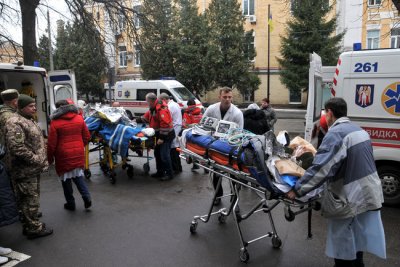 В Киев из Харькова доставлены 9 раненых боевиков ВСУ, из них пятеро — «тяжелых» - «Новороссия»