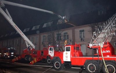 В Киеве произошел масштабный пожар в офисном здании - «Украина»