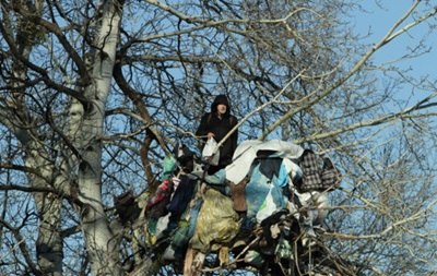 В Киеве пенсионер три года живет на дереве - «Украина»