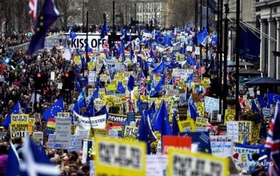 Марш против Brexit: организаторы заявляют о миллионе участников - (видео)