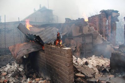 В Горловке сгорел жилой дом в результате обстрела ВСУ - «Новороссия»