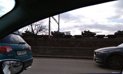 В Киеве замечен железнодорожный состав с более чем 30 танками - «Новороссия»