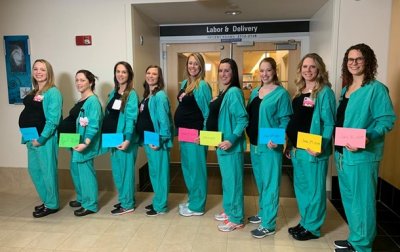 В роддоме США забеременели сразу девять медсестер - (видео)