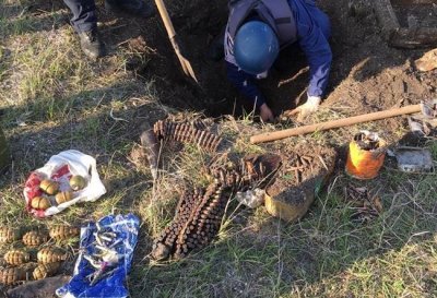 Вблизи линии разграничения в Донбассе обнаружен схрон с боеприпасами - «Новороссия»