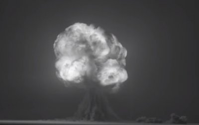 Видео первого ядерного взрыва отреставрировали - (видео)