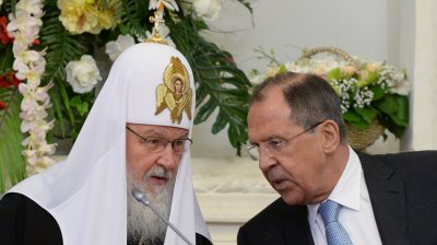 Патриарх Кирилл обсудил с главой МИД РФ Сергеем Лавровым защиту верующих на Украине и в Сирии - «Новороссия»