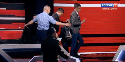 Польского политолога Корейбу выгнали с шоу Соловьева и приказали выкинуть его стул