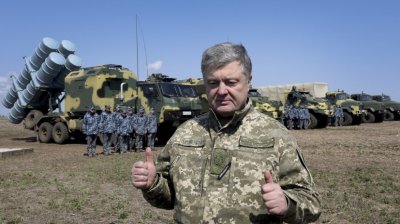 Порошенко лично принял участие в испытаниях украинского ракетного комплекса - «Новороссия»