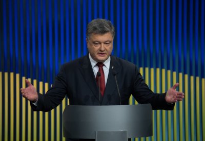 Порошенко начал дебаты с самим собой на стадионе «Олимпийский» в Киеве - «Новороссия»