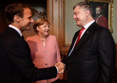 Порошенко проведет встречи с Меркель и Макроном - «Новороссия»