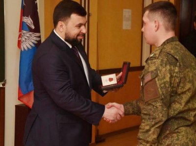 Пушилин наградил бойцов 3-й гвардейской мотострелковой бригады в Горловке - «Новороссия»