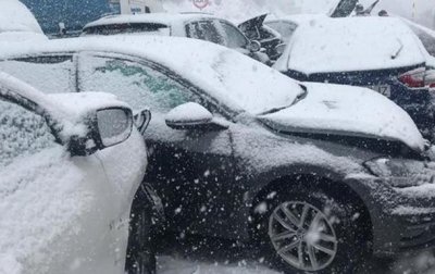 Снежное ДТП в Испании: столкнулись более 50 авто - (видео)