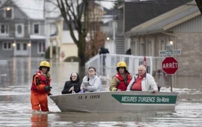 В Канаде паводок затопил более тысячи домов - (видео)