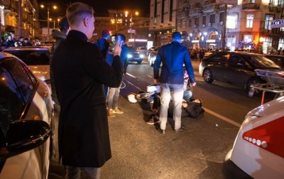В Киеве скутер сбил пешехода - «Украина»