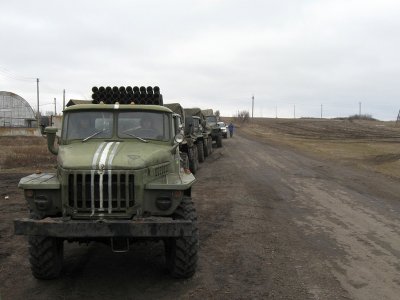 ВАЖНО: В Донбасс доставлены 12 единиц украинских РСЗО «Град» - «Новороссия»
