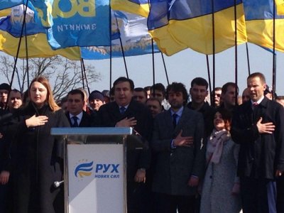 Партия Саакашвили пойдет на внеочередные выборы в Верховную раду - «Новороссия»