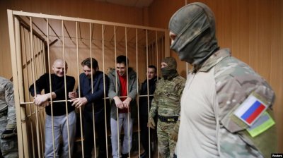 Российский суд оставил под арестом восьмерых украинских моряков-провокаторов - «Новороссия»