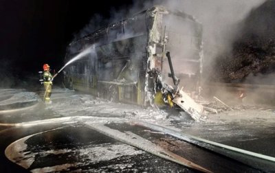 В Польше сгорел дотла автобус Киев – Прага - «Новороссия»