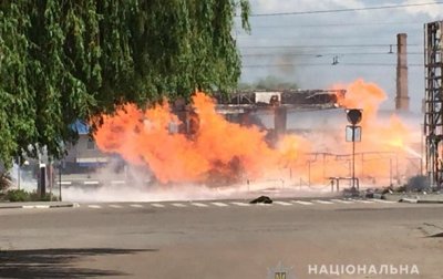 В Житомире сгорела заправка: есть пострадавшие - (видео)