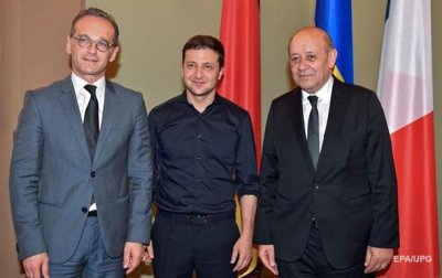 Зеленский обсудил с главами МИД Франции и ФРГ варианты урегулирования в Донбассе - «Новороссия»