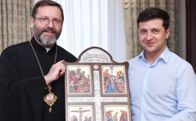 Зеленский встретился с главой украинских греко-католиков - «Новороссия»