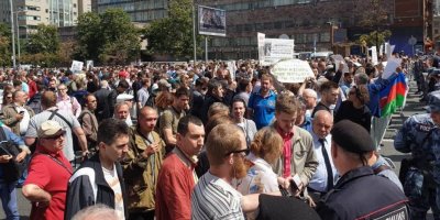 Более 1600 человек пришли на митинг в поддержку Голунова в Москве