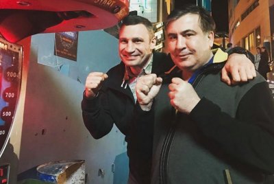 Кличко предложил Саакашвили возглавить его партию на парламентских выборах - «Новороссия»