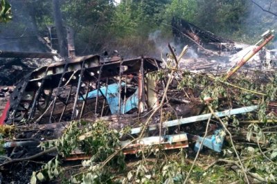 На Украине при аварийной посадке загорелся самолет с людьми - «Новороссия»