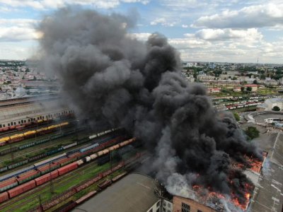 Во Львове загорелось локомотивное депо возле ж/д вокзала - «Новороссия»