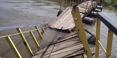 Мэрия сибирского города на просьбу отремонтировать мост решила его снести