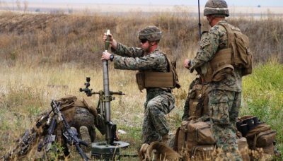 Минометчики США и Украины провели совместные боевые стрельбы - «Новороссия»