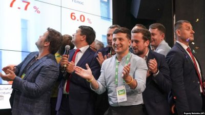 После обработки 80% протоколов лидирует партия Зеленского - «Новороссия»