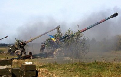 Украинские боевики открыли огонь по ДНР из 152-мм артиллерии - «Новороссия»