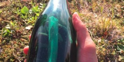 На Аляске нашли бутылку с посланием из СССР