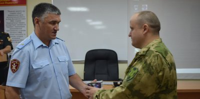Росгвардейцев наградили за ликвидацию последствии паводка в Иркутской области