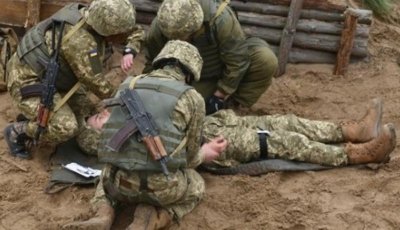 В Донбассе пьяный боевик 72-й бригады ВСУ сломал ногу при разгрузке боеприпасов - «Новороссия»