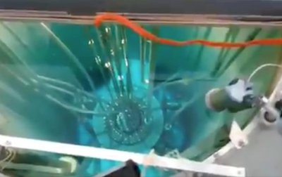 В Сети показали “пульсацию” ядерного реактора - (видео)