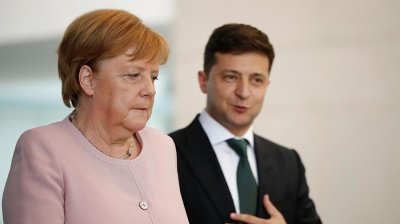 Зеленский и Меркель провели телефонный разговор - «Новороссия»
